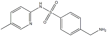  4-(aminomethyl)-N-(5-methylpyridin-2-yl)benzene-1-sulfonamide