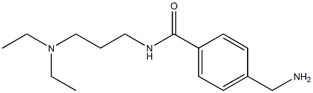 4-(aminomethyl)-N-[3-(diethylamino)propyl]benzamide Structure