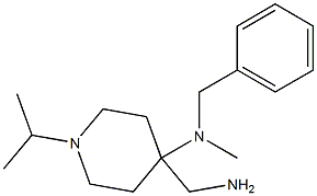 4-(aminomethyl)-N-benzyl-1-isopropyl-N-methylpiperidin-4-amine