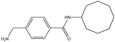 4-(aminomethyl)-N-cyclooctylbenzamide Structure