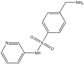 4-(aminomethyl)-N-pyridin-3-ylbenzenesulfonamide Struktur