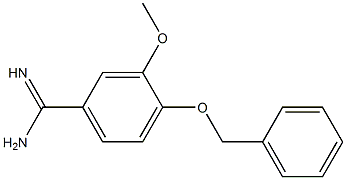 4-(benzyloxy)-3-methoxybenzenecarboximidamide