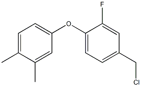 4-(chloromethyl)-1-(3,4-dimethylphenoxy)-2-fluorobenzene