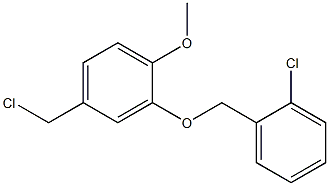 4-(chloromethyl)-2-[(2-chlorophenyl)methoxy]-1-methoxybenzene
