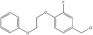 4-(chloromethyl)-2-fluoro-1-(2-phenoxyethoxy)benzene