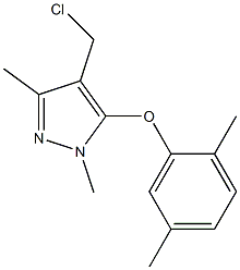 4-(chloromethyl)-5-(2,5-dimethylphenoxy)-1,3-dimethyl-1H-pyrazole