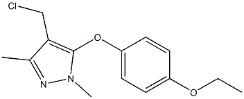  4-(chloromethyl)-5-(4-ethoxyphenoxy)-1,3-dimethyl-1H-pyrazole