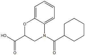 4-(cyclohexylcarbonyl)-3,4-dihydro-2H-1,4-benzoxazine-2-carboxylic acid