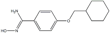 4-(cyclohexylmethoxy)-N'-hydroxybenzene-1-carboximidamide