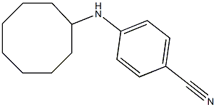 4-(cyclooctylamino)benzonitrile Structure