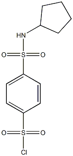 4-(cyclopentylsulfamoyl)benzene-1-sulfonyl chloride