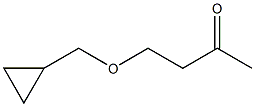 4-(cyclopropylmethoxy)butan-2-one Struktur