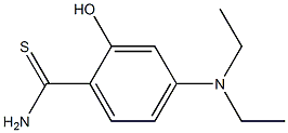 4-(diethylamino)-2-hydroxybenzenecarbothioamide Structure