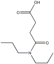 4-(dipropylamino)-4-oxobutanoic acid 化学構造式