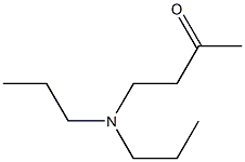 4-(dipropylamino)butan-2-one 化学構造式