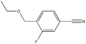 4-(ethoxymethyl)-3-fluorobenzonitrile Struktur