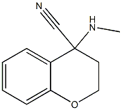 4-(methylamino)-3,4-dihydro-2H-1-benzopyran-4-carbonitrile