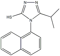 4-(naphthalen-1-yl)-5-(propan-2-yl)-4H-1,2,4-triazole-3-thiol