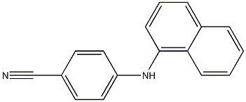 4-(naphthalen-1-ylamino)benzonitrile Structure