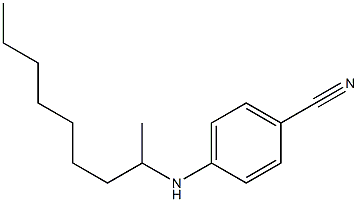 4-(nonan-2-ylamino)benzonitrile 结构式