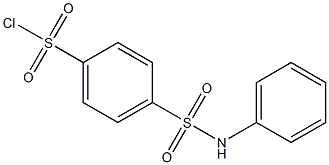 4-(phenylsulfamoyl)benzene-1-sulfonyl chloride Struktur