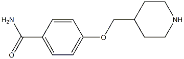 4-(piperidin-4-ylmethoxy)benzamide,,结构式