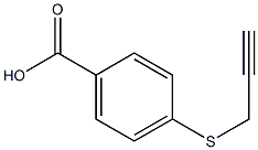 4-(prop-2-ynylthio)benzoic acid 结构式