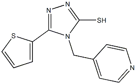 4-(pyridin-4-ylmethyl)-5-(thiophen-2-yl)-4H-1,2,4-triazole-3-thiol|