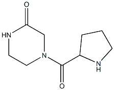 4-(pyrrolidin-2-ylcarbonyl)piperazin-2-one|
