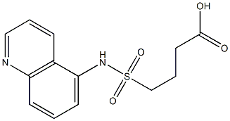 4-(quinolin-5-ylsulfamoyl)butanoic acid
