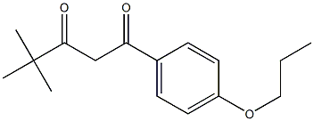 4,4-dimethyl-1-(4-propoxyphenyl)pentane-1,3-dione