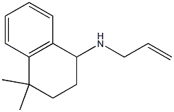 4,4-dimethyl-N-(prop-2-en-1-yl)-1,2,3,4-tetrahydronaphthalen-1-amine,,结构式