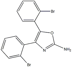 4,5-bis(2-bromophenyl)-1,3-oxazol-2-amine Structure