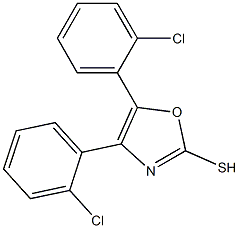 4,5-bis(2-chlorophenyl)-1,3-oxazole-2-thiol