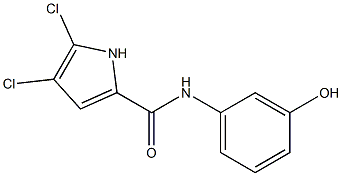 4,5-dichloro-N-(3-hydroxyphenyl)-1H-pyrrole-2-carboxamide