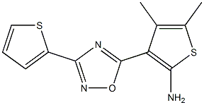 4,5-dimethyl-3-[3-(thiophen-2-yl)-1,2,4-oxadiazol-5-yl]thiophen-2-amine