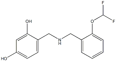 4-[({[2-(difluoromethoxy)phenyl]methyl}amino)methyl]benzene-1,3-diol