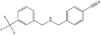 4-[({[3-(trifluoromethyl)phenyl]methyl}amino)methyl]benzonitrile