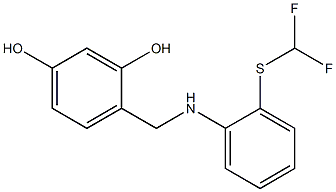 4-[({2-[(difluoromethyl)sulfanyl]phenyl}amino)methyl]benzene-1,3-diol