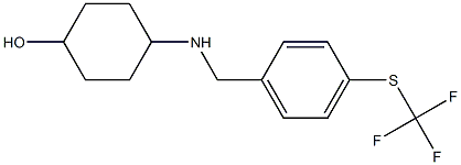 4-[({4-[(trifluoromethyl)sulfanyl]phenyl}methyl)amino]cyclohexan-1-ol