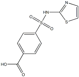 4-[(1,3-thiazol-2-ylamino)sulfonyl]benzoic acid Structure