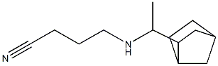 4-[(1-{bicyclo[2.2.1]heptan-2-yl}ethyl)amino]butanenitrile Structure