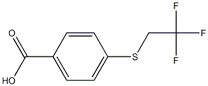 4-[(2,2,2-trifluoroethyl)thio]benzoic acid 结构式