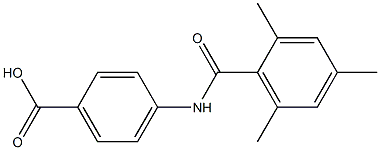 4-[(2,4,6-trimethylbenzene)amido]benzoic acid