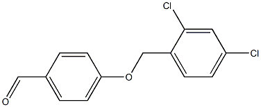 4-[(2,4-dichlorophenyl)methoxy]benzaldehyde Structure