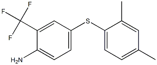 4-[(2,4-dimethylphenyl)sulfanyl]-2-(trifluoromethyl)aniline Structure