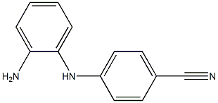 4-[(2-aminophenyl)amino]benzonitrile,,结构式