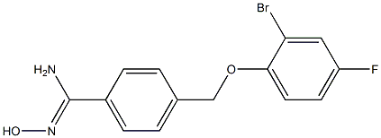 4-[(2-bromo-4-fluorophenoxy)methyl]-N'-hydroxybenzenecarboximidamide