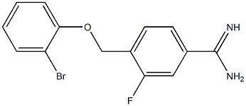  4-[(2-bromophenoxy)methyl]-3-fluorobenzenecarboximidamide