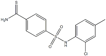 4-[(2-chloro-4-methylphenyl)sulfamoyl]benzene-1-carbothioamide